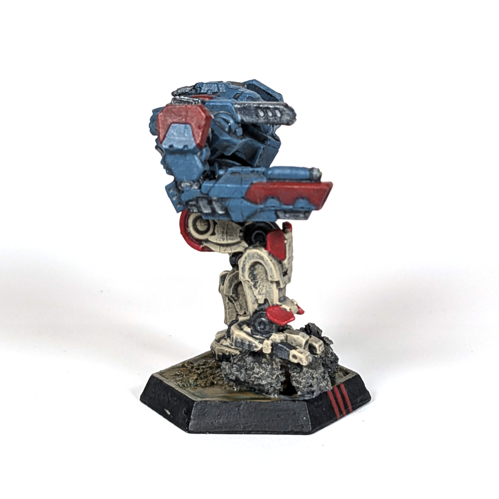 Dominator miniature painted blue and tan