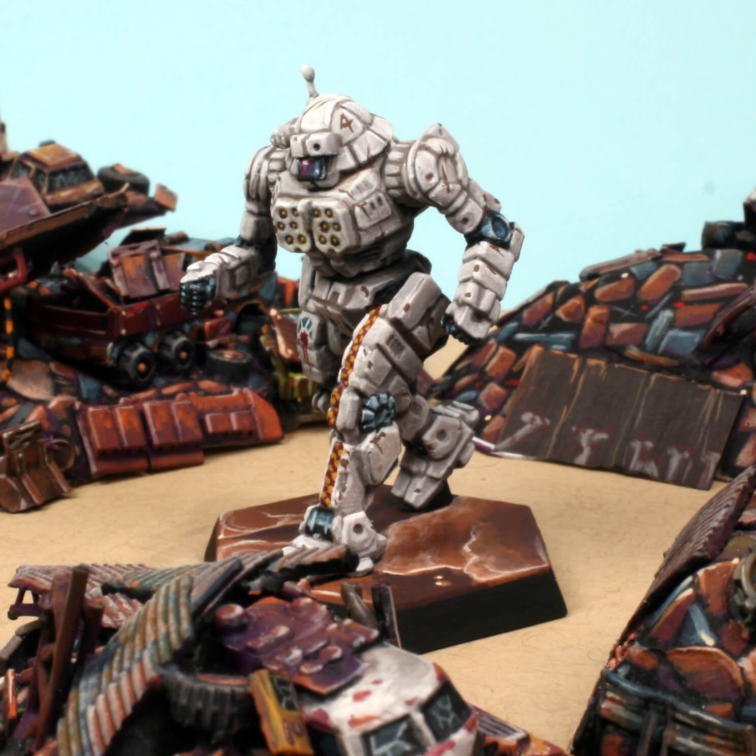 Javelin miniature painted white