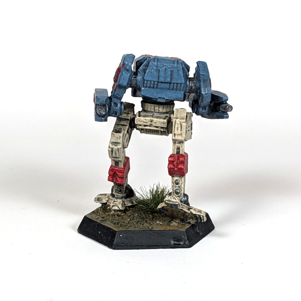 Dominator miniature painted blue and tan