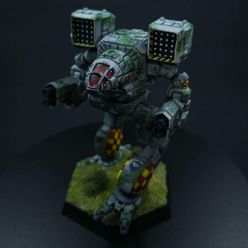 Timber Wolf miniature grey and green